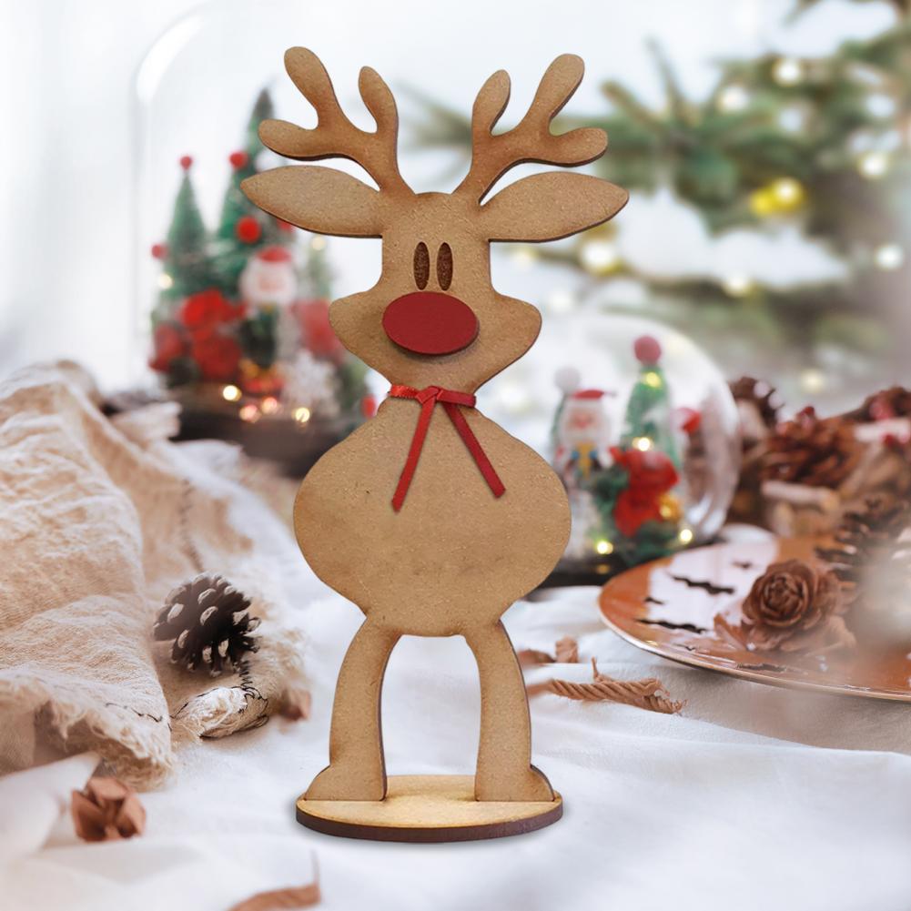 Reindeer Decor Christmas Table Centerpiece Elegant Christmas Reindeer Tabletop Decoration for Xmas Dinner Home Table Decor