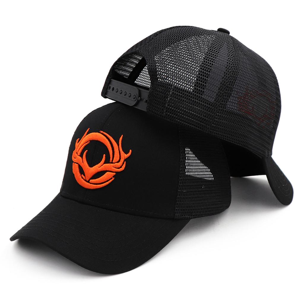 Deer Embroidered Baseball Cap With Adjustable Strap For Outdoor Sports And Sun Protection