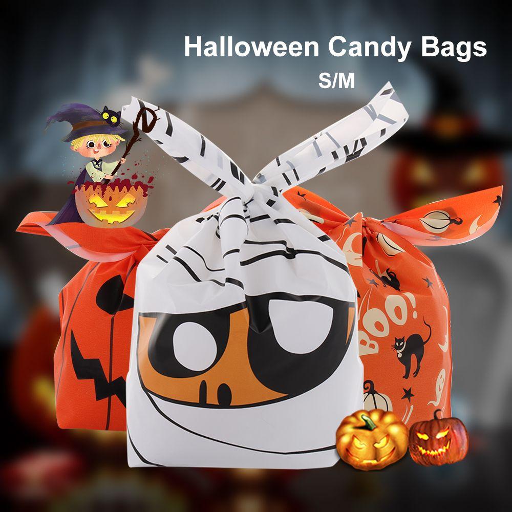 Gift Bag Rabbit Ear Pumpkin Cookie Bag Halloween Decoration Halloween Candy Bags Baking Packaging
