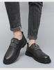 Men's Leather Slip-On Work and Casual Shoes with Toe Protection