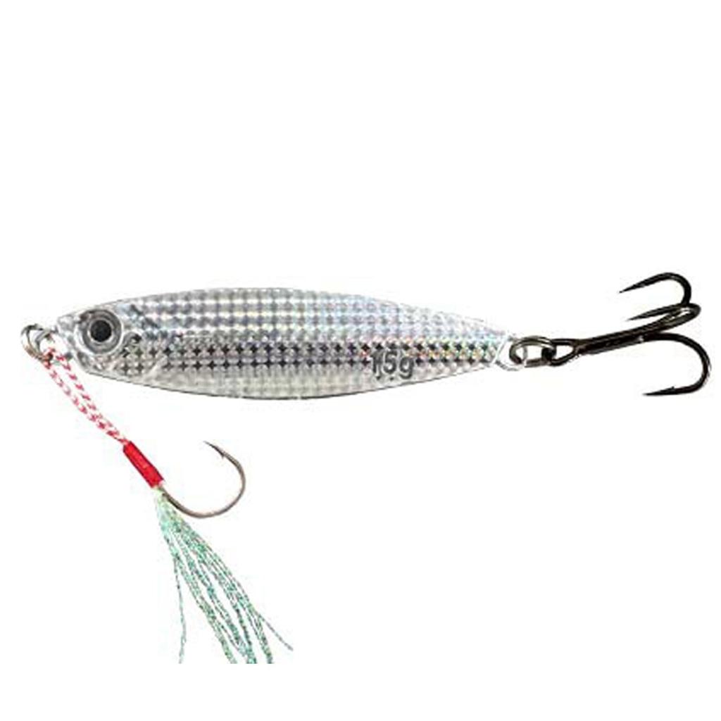 Spotlip 6pcs Metal Jig Lure Set for Boat and Sea Fishing (7g/10g/15g/20g/25g/30g) (20g)