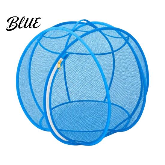Outdoor Cat Adventure Gear 27" Hamster Ball Rolling Enclosure Foldable Breathable Mesh Playpen Portable Pet for Cats with Metal Support &