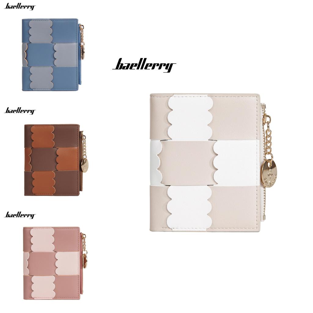 Short Wallet For Women With Card Slots And Waterproof Pu Material For Daily Use