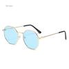 Personalized Multi Women's Sun Goggles New Fashionable Metal Polygonal Sunglasses Driving Travel Anti UV Sunshades Sunglasses