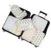 Travel Storage Bag Set Six-Piece Set Seven-Piece Eight-Piece Set Folding Toilet Bag Clothes Storage Bag Bundle Travel Bag