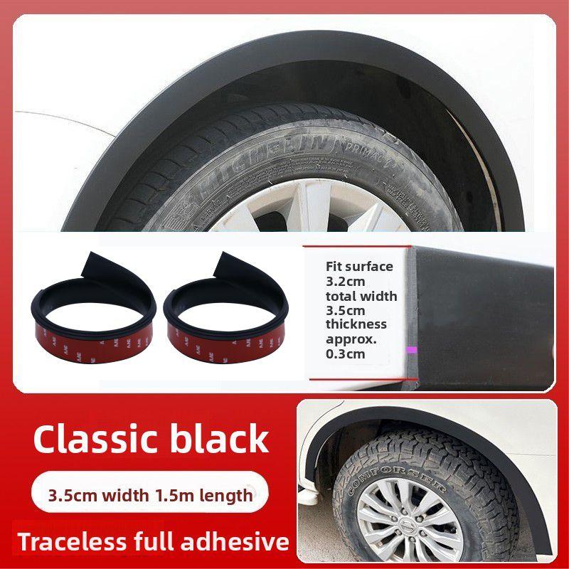 For BMW 3 5 Series F10 F10N F11 F11N F31 F18 F30 F35 F80 M3 2010~2015 Car Wheel Eyebrow Wheel Arch Protect Anti-collision Strips