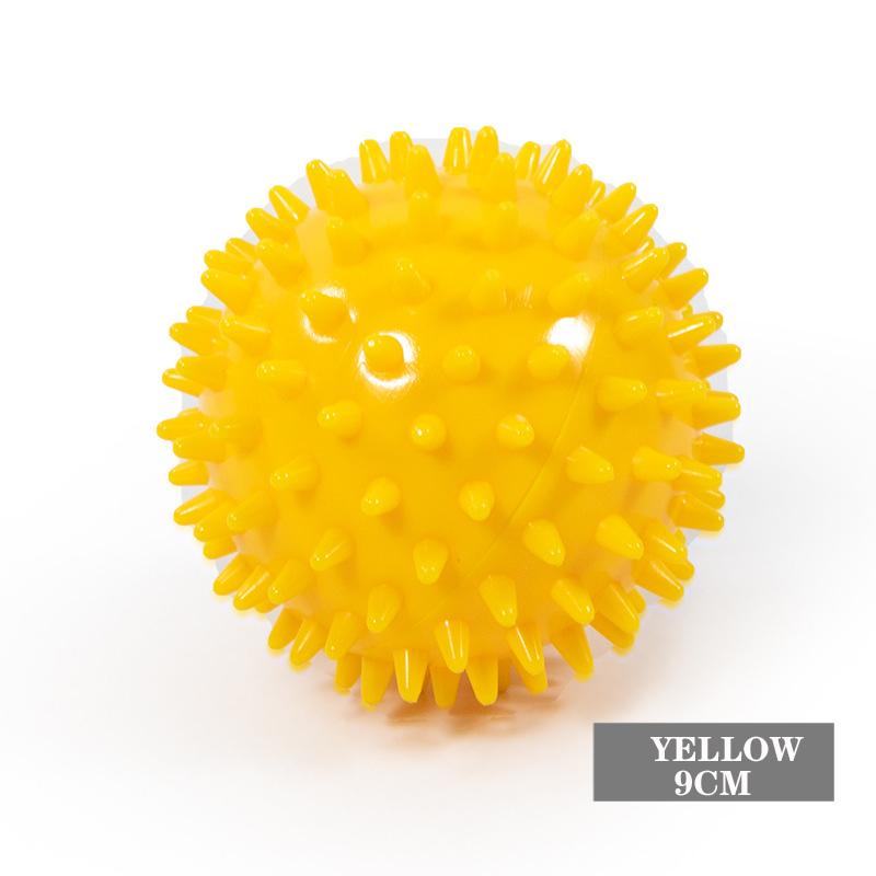 Durable PVC Spiky Massage Ball Trigger Point Sport Fitness Hand Foot Pain Relief Plantar Fasciitis Reliever Hedgehog 9cm Balls