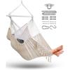Cross-Border Canvas Hanging Chair: Dorm, Bedroom, Balcony Swing, Indoor/Outdoor Hammock, Suspended Household.