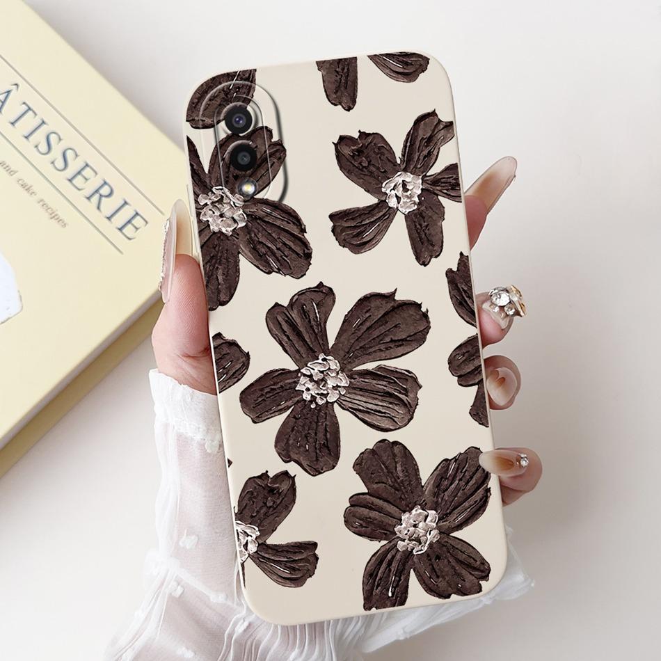 For Samsung Galaxy A02 A02s Phone Case Samsung A02 A02S SM-A025F A022G Elegant Floral Printing Soft Silicone Shockproof Cases