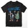Y2k Rock Punk T Shirts Gorillaz Graphic Print Cotton Black Shirt 2026 Summer Casual Loose New  Fashion Tshirt Fan Gift Unisex
