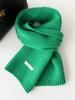 Glacier Blue Women's Pure Wool Scarf - Warm, Versatile for Autumn/Winter