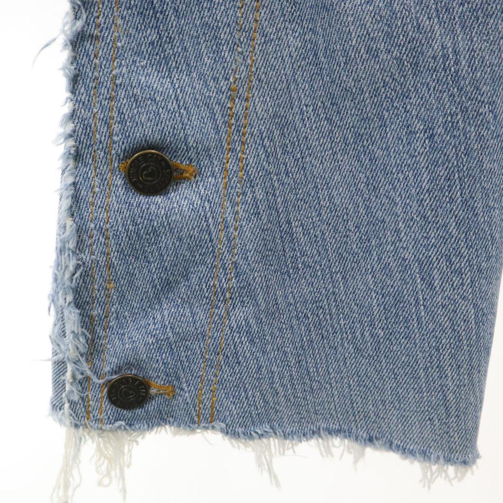 JUNGLE CAT made in Japan Flare denim pants 7 Wash blue jeans Women Used