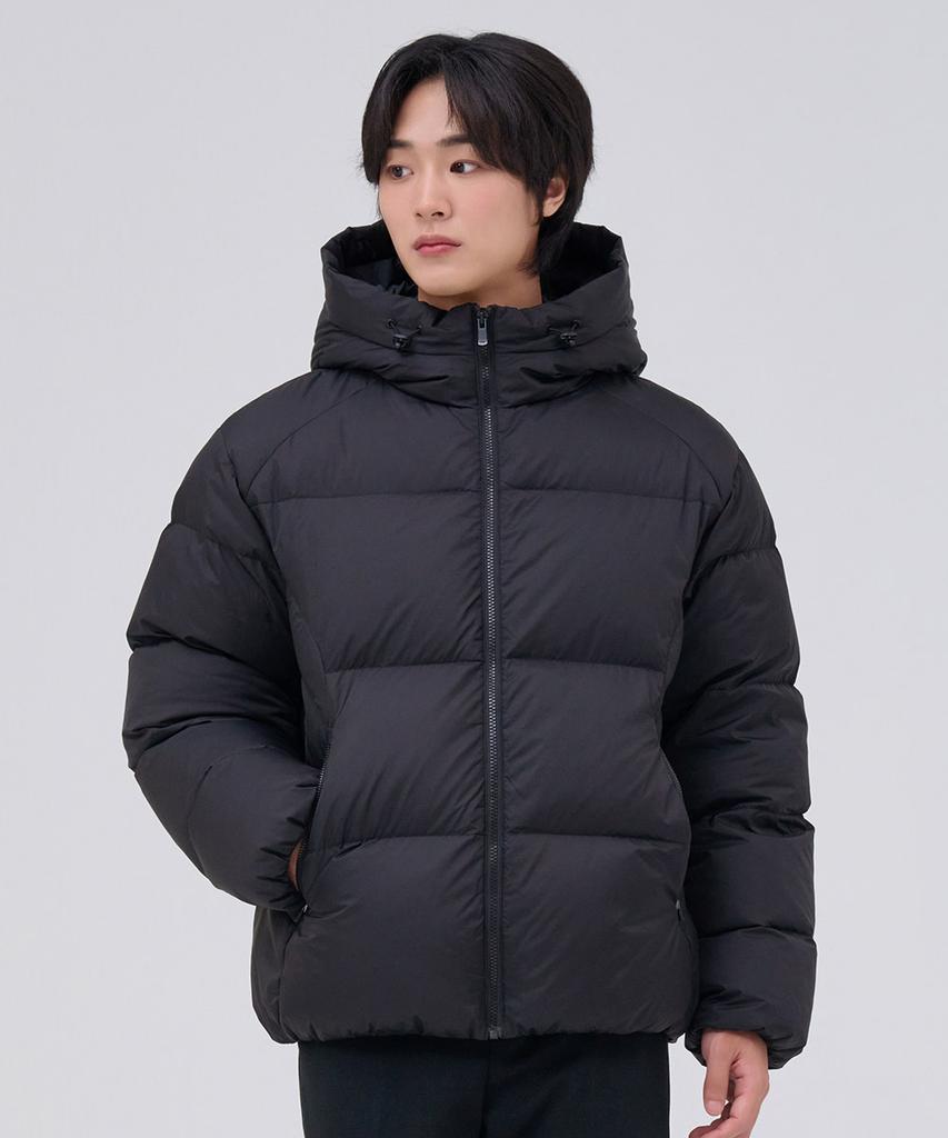 Chasecult Men'S Hooded Puffer Jumper - Black