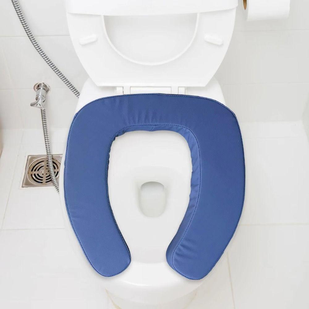 Waterproof Raised Toilet Seat Cushion Washable Toilet Seat Pad  For Elderly