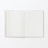 MUJI 2026 B6 Vertical Starting December 84854545 Planner, 2025, White, Monthly/Weekly,