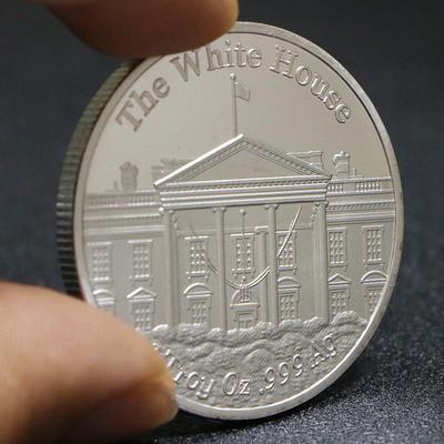 Colección de Monedas y Medallas Conmemorativas de Plata: Adorno y Artesanía de Regalo con Moneda Extranjera