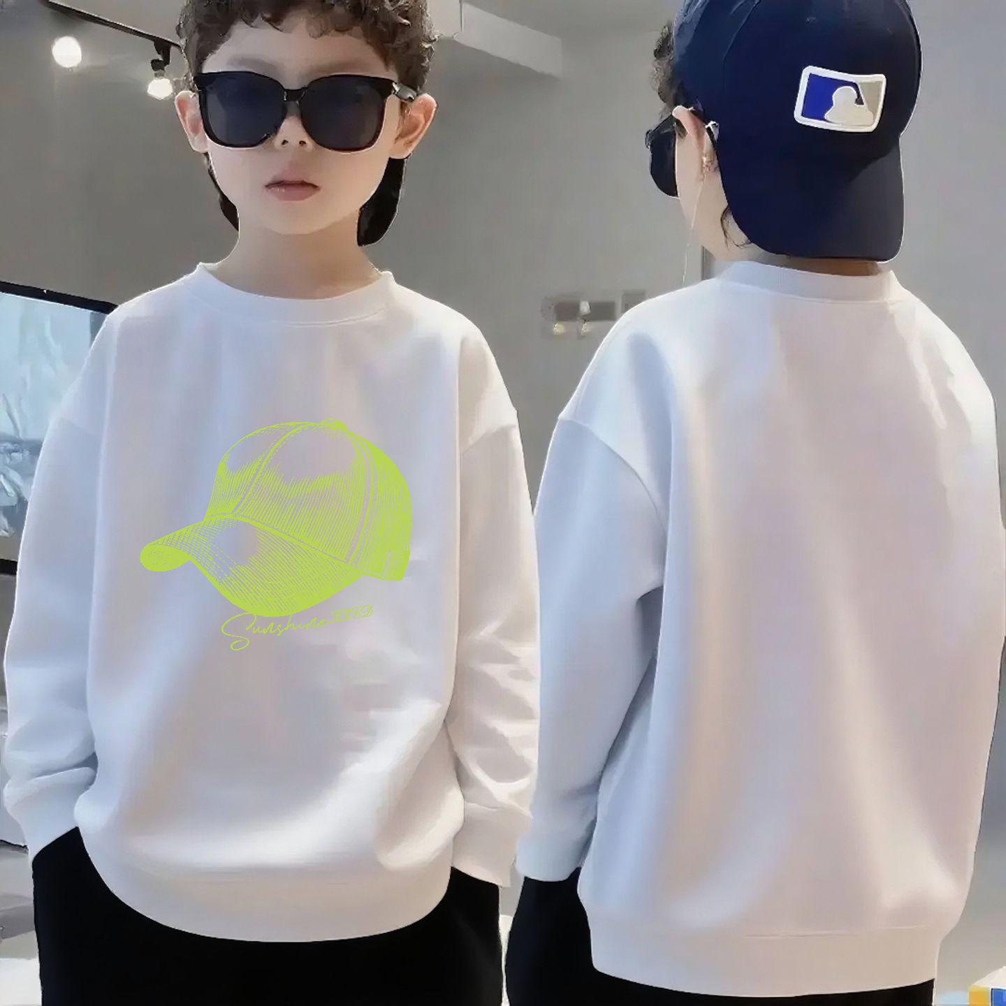 

Флисовый свитшот для мальчиков - Спортивный пуловер с длинным рукавом для весны и осени 110cm (25-35 lbs)