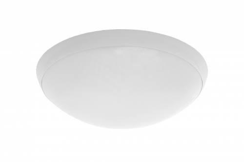 Camea vandal-resistant ceiling lamp, E27 75W, IP44, OPAL polycarbonate matte shade