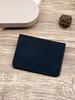Men's Slim Black Card Holder Wallet - Stylish and Minimalist Business Card Case for College Students -  Credit Card Holder