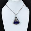 Lapis Lazuli Pendant Copper Wire Wrapped Pendant Lapis Lazuli Jewelry Handmade Pendant Designer Pendant Gift For Her Gemstone Copper Jewelry
