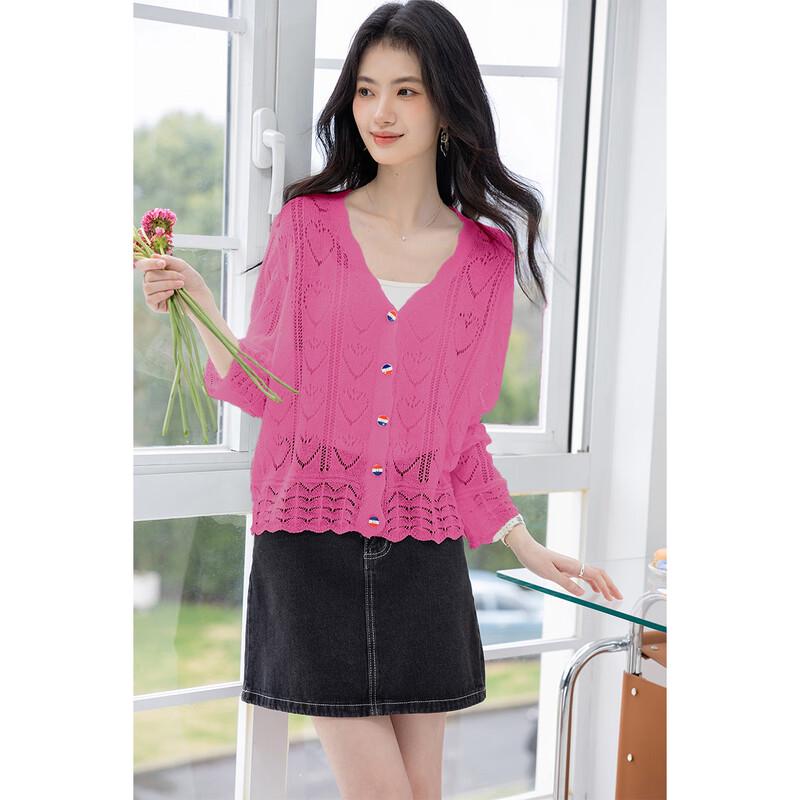 Mocana Women's Summer Thin Long Sleeve Knit Cardigan