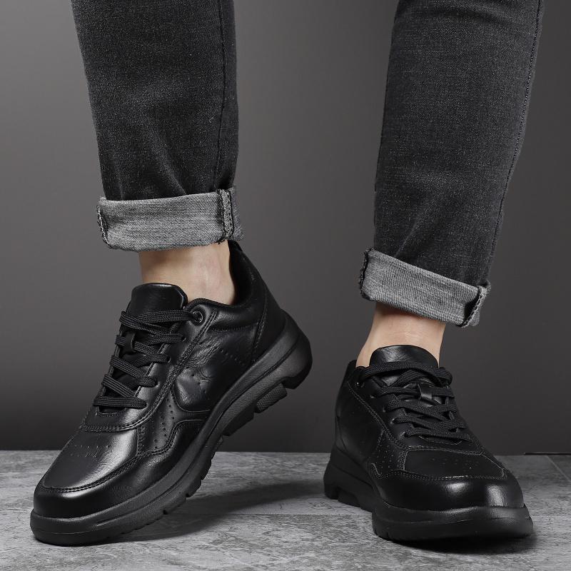 Men Shoes Allseason Athletic Shoes Men Daily Wear Shoes Lace Up White Black Athletic Shoes Outside Walking Footwear For Man