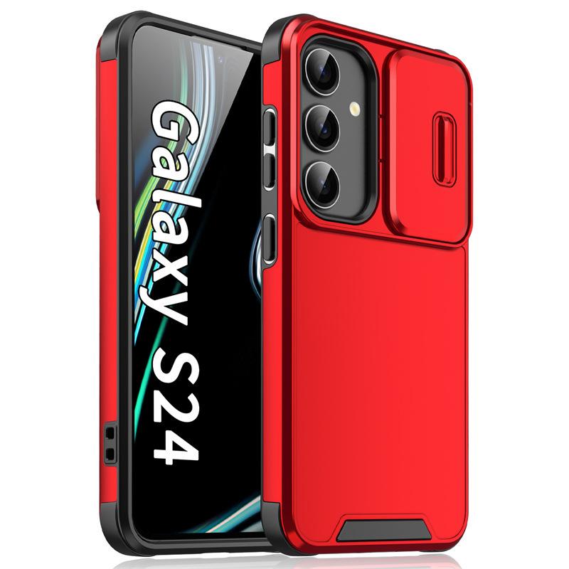 Slide Camera Protection Armor Magnetic Phone Case for Samsung S25 S24 S23 FE S22 Ultra A56 A36 A16 A06 A54 A55 A35 A25 A15 Cover