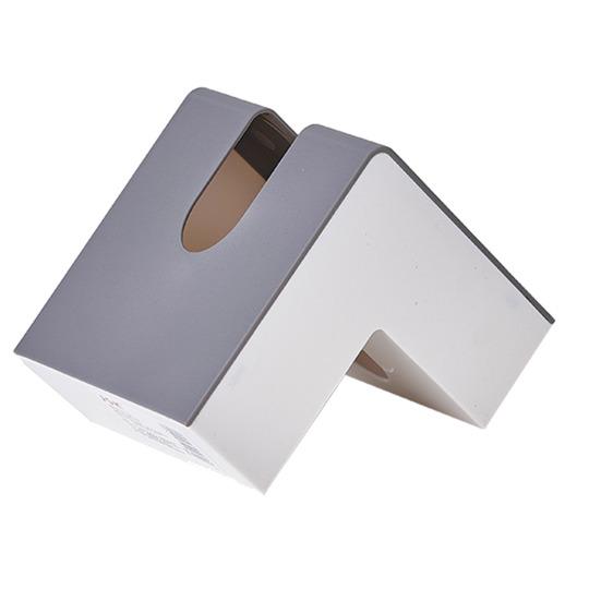 Modern Facial Tissue Holder Case Double-Sided Use Easy Access Tissue Dispenser Box Desktop