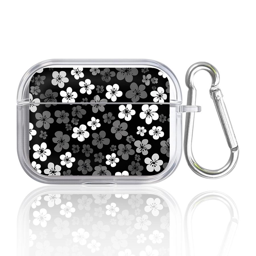 Case For Airpods Pro2 2 1 Pro3 Pro 4 3 Clear Earphone Cases Cover Cute Flower And Pink Bow