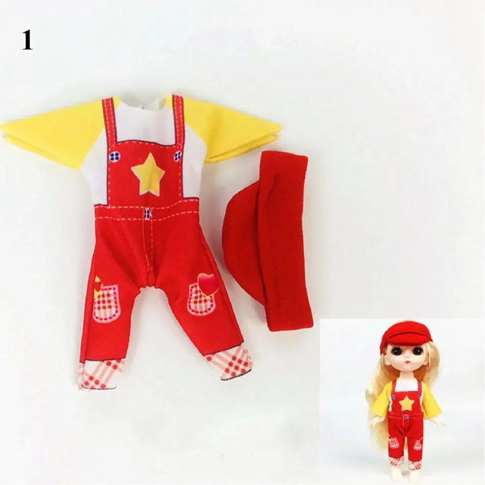16cm Bjd Doll Clothes Suit High-end Dress Up Can Dress Up Fashion Doll Clothes Skirt Suit Best Gifts for Children DIY Girls Toys