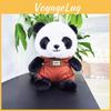 Panda Red Adorable Plush Toy Cute Cartoon Zoo Souvenir Kids Animal Doll Gift