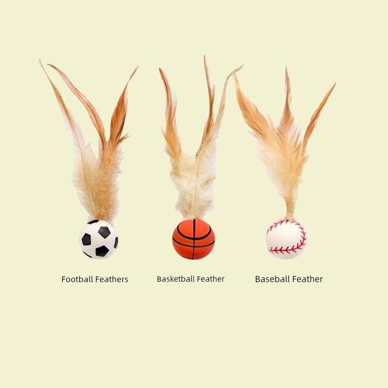 

Cat Toy Self-Hi Relieving Stuffy Artifact Elastic Ball Interactive Weight Loss Consumption Physical Pet Supplies Complete Collection Funny Cat Stick Three Pack [Daily Play] 80% of Users Choose