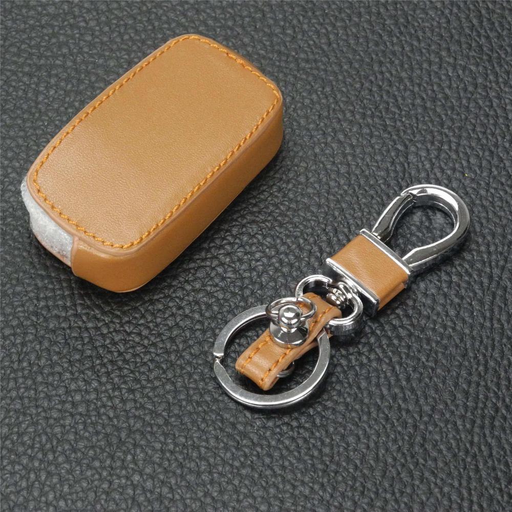 jingyuqin 2 Btns Remote Leather Car-Styling Key Cover Case For VW VOLKSWAGEN MK4 Seat Altea Alhambra Ibiza Transporter Polo GOLF