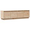 814394 vidaXL TV Cabinet 156x37x45 Cm Solid Pine Wood