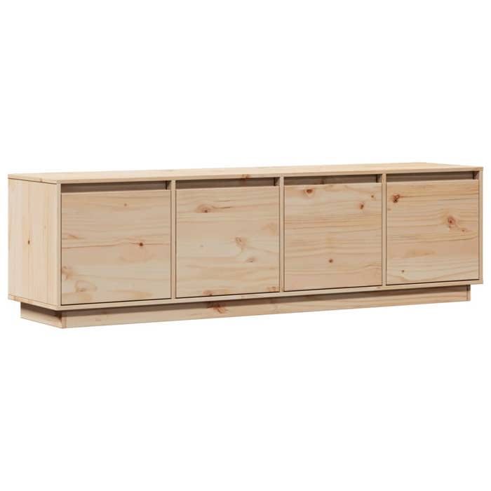 814394 vidaXL TV Cabinet 156x37x45 Cm Solid Pine Wood
