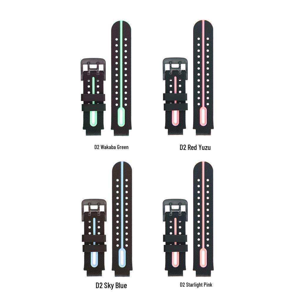 Farbiges Silikon-Uhrenarmband für Xiaotiancai Kinder-Telefonuhrenmodelle: D2, D3, D5, Z1, Z2, Z5, Z6, Z7, Z8, AQ1, CR