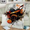 3D Colorful Musical Note Music Score Blanket,Soft Throw Blanket for Home Bedroom Bed Sofa Picnic Travel Office Cover Blanket Kid