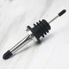 Stainless Steel Wine Pourer with Black Cap Barware