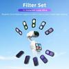 Optical Glass Magnetic Lens Filters Adjustable ND2-32 1/4 Black Mist Filters Kit CPL Lens Protector for Insta360 Luna Ultra