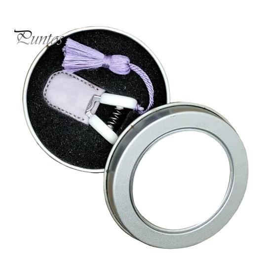 Mini sada pletacích nůžek s ochranným pouzdrem Úložný box Přenosný tvar Čepel Malé nůžky Šití Vyšívání Křížkovým stehem Pletení Háčkování