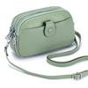 Women's Genuine Leather Mini Crossbody Bag - Large Capacity, Fashionable Phone & Mommy Bag