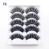 RED SIREN Cat Eye Lashes 5 Pairs Winged Wispy Natural False Eyelashes Makeup Fox Eye Faux Mink Eyelashes