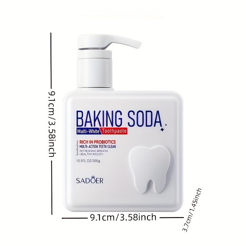 300g Probiotic Toothpaste, Pump Dispenser - Deep Cleaning, Whitening, Fresh Breath, Large Capacity Household Essential