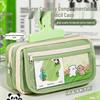 Tutupene Super Trendy Panda 2025 - 9 Compartimente, Capacitate Mare, Geantă Elegantă pentru Rechizite pentru Fete