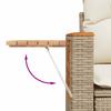 Garden Sofa Set 11 pcs Beige Poly Rattan