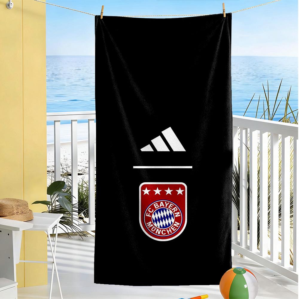 Bayern Munich Beach Towel Super Soft Microfiber Quickdry Fabric Comfortable Lightweight