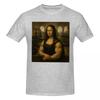 Funny Mona Lisa Fitness Vintage T Shirts Graphic Y2k Idea Crewneck Tshirts For Unisex Wounisex Tops