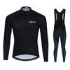 Long Sleeve Cycling Jersey Set Unisex Mountain Road Bike Quick Dry Sportswear