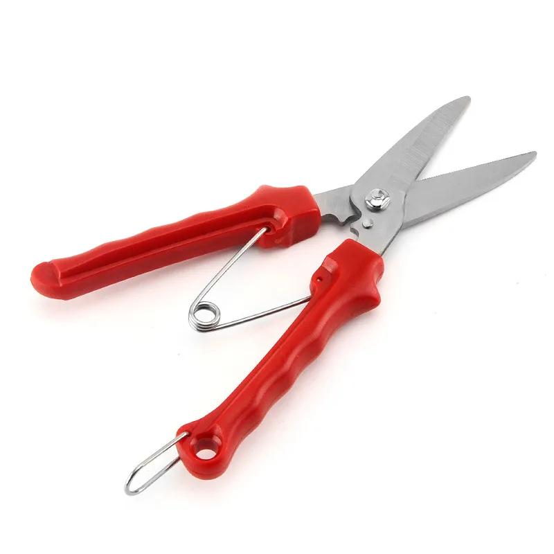 Stainless Steel Curved Straight Branch Scissors Garden Tools Fruit Picking and Pruning Scissors Fruit Picking Tool