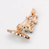 Lovely Drop Enamel Frog Brooch Pins Women Alloy Animal Breastpin Suits Dress Banquet Accessories Gift